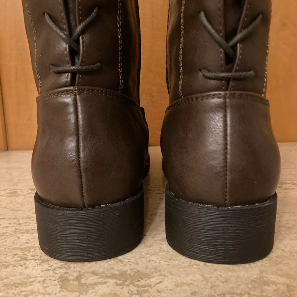 The Charleston by Comfortview Tall Lace-Up Wide Calf Boots Western Streetwear - Picture 6 of 14